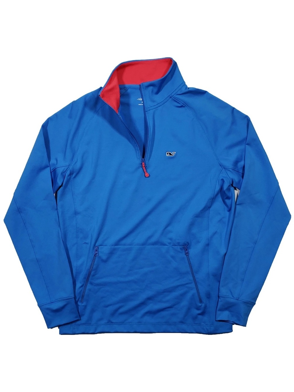 Vineyard Vines Performance Men's Azure Blue Nine Mile 1/4 Zip Pullover